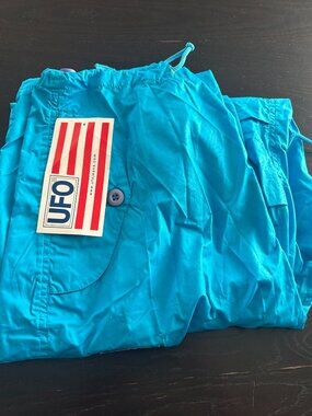 NEW Unisex UFO 80018 Turquoise Classic Wind Pants Size Medium